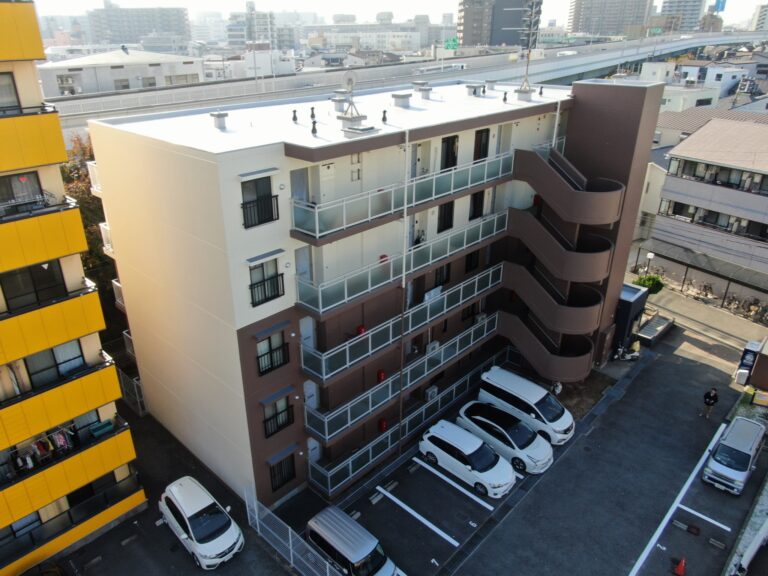 大阪府大阪市　5階建マンション　大規模改修工事