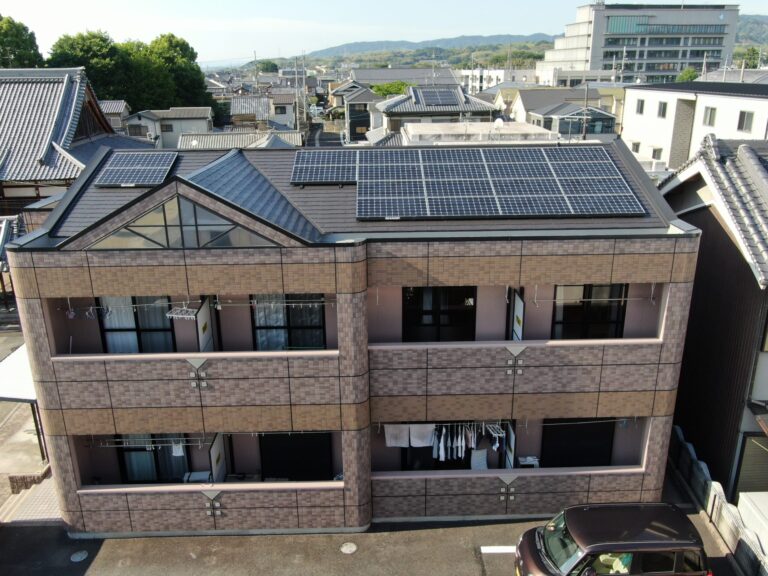 京都府木津川市　2階建マンション　外装リフォーム工事